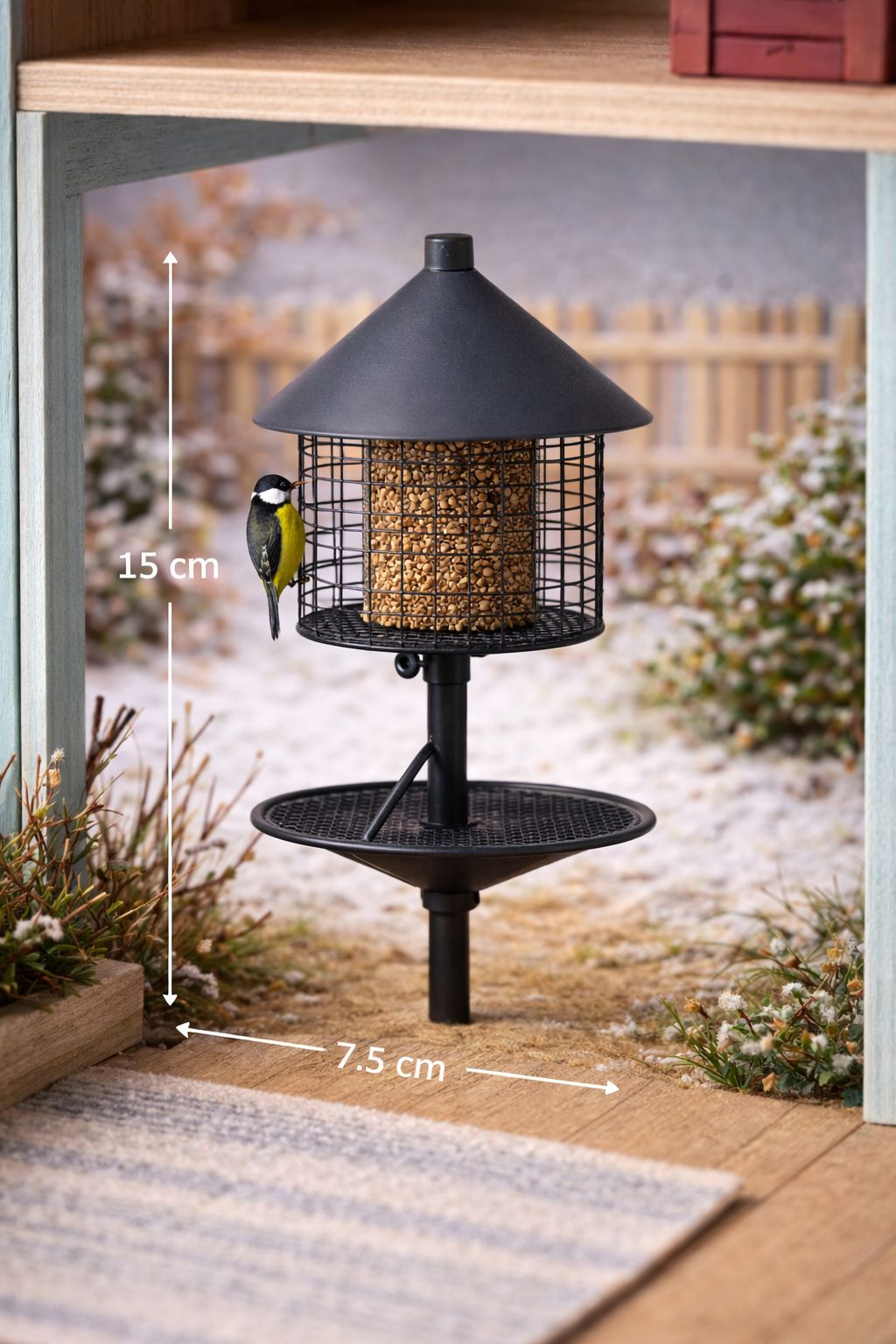 Råttsäker fågelholk